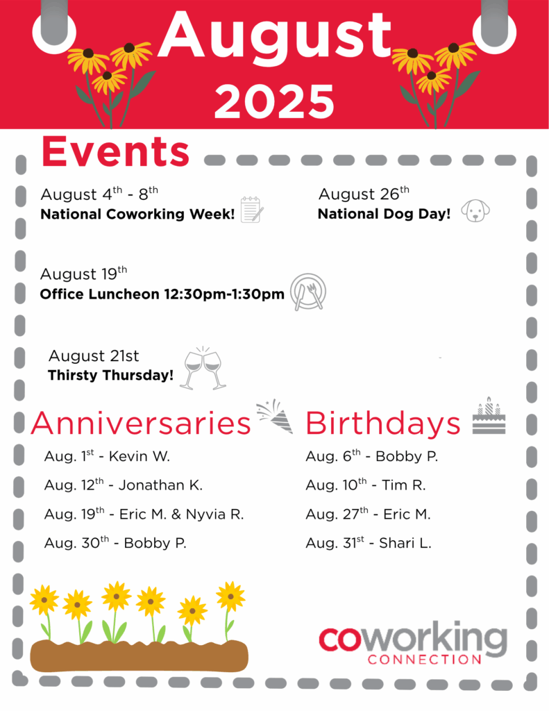 Coworking Connection Murrieta August News