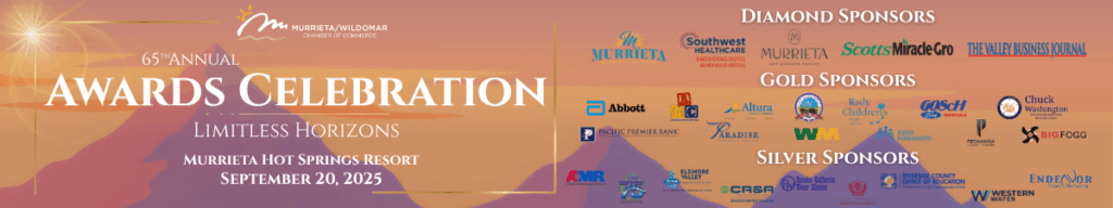 65th Annual Awards Celebration Murrieta and Wildomar Chamber of Commerce