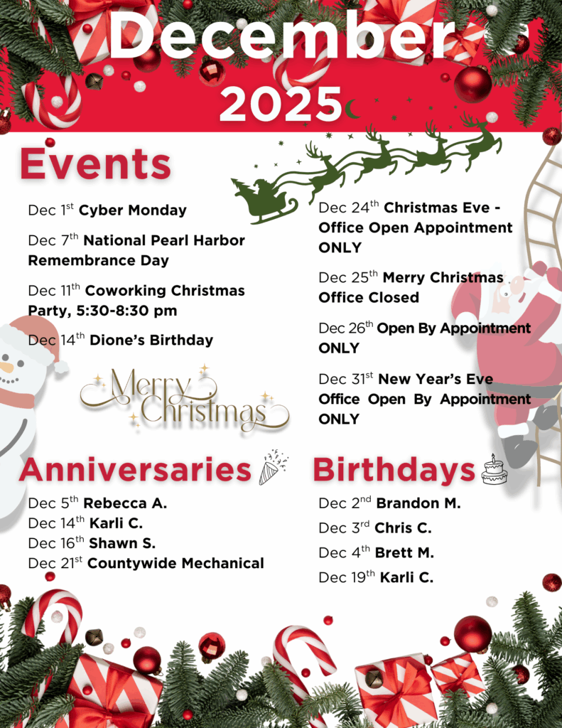 Coworking Connection Murrieta Newsletter December 2025