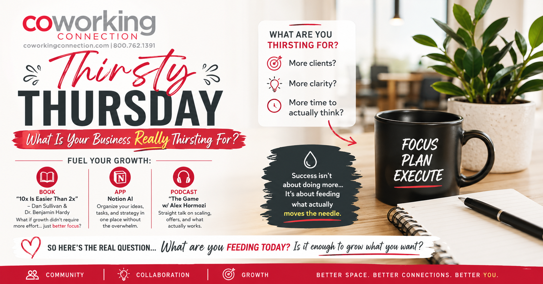 What is Your Business Really Thirsting For by Coworking Connection