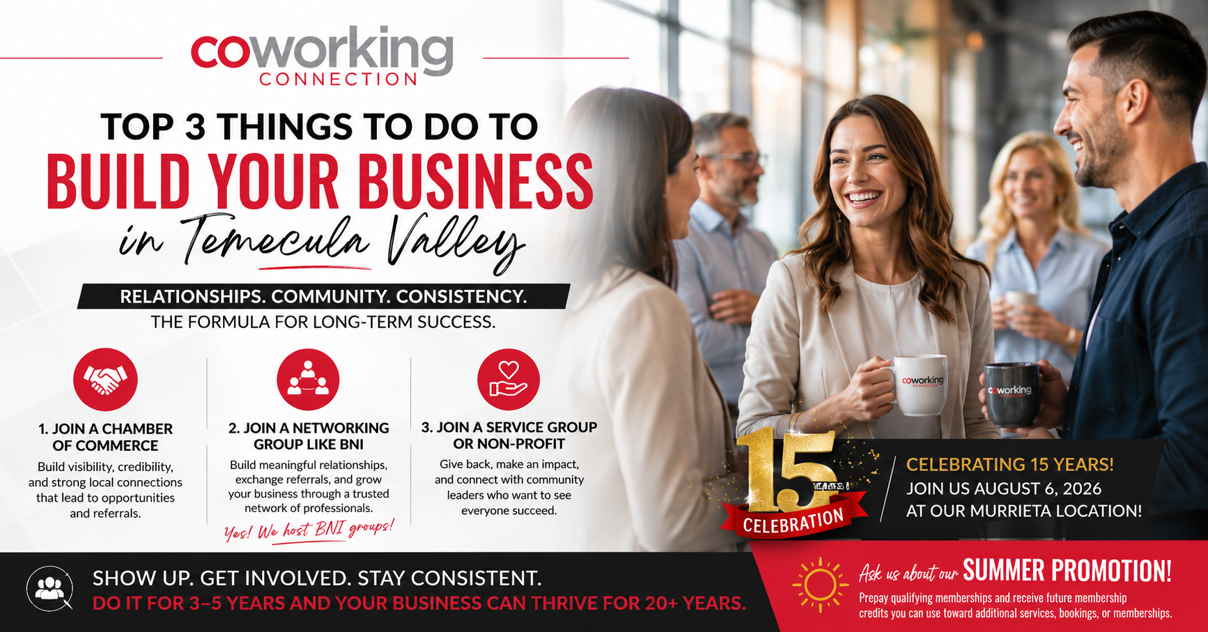Top 3 Ways to Build a Successful Business in Temecula Valley | Coworking Connection