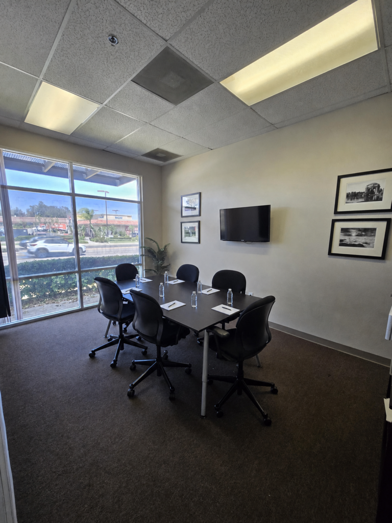 Murrieta conference room for depositions and client meetings