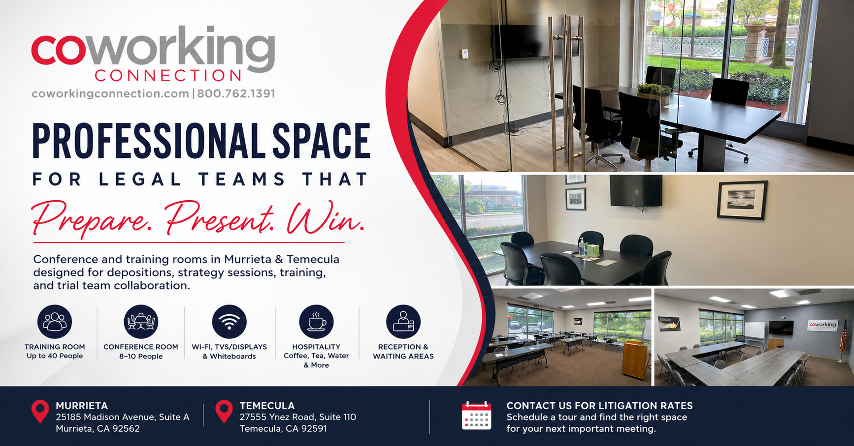 litigation meeting rooms Murrieta Temecula